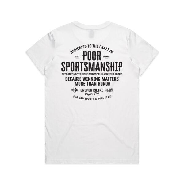 Poor Sportsmanship - AS Colour Womens Maple Tee Thumbnail