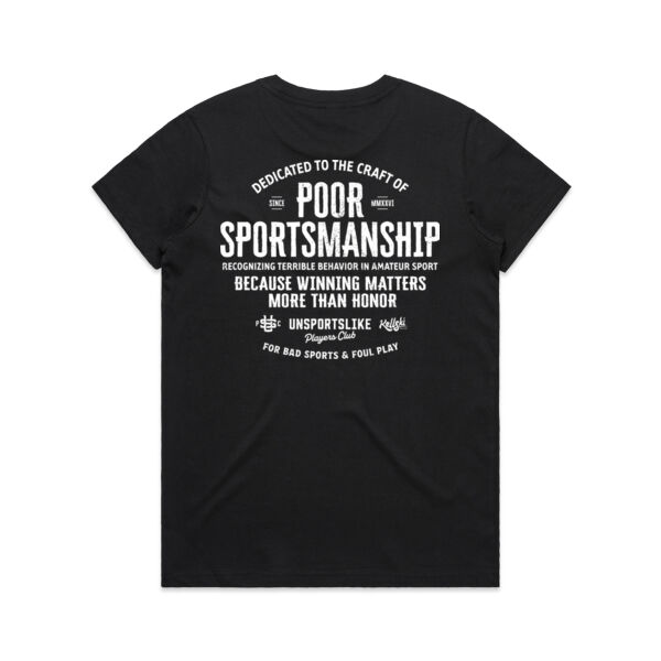 Poor Sportsmanship - AS Colour Womens Maple Tee Thumbnail
