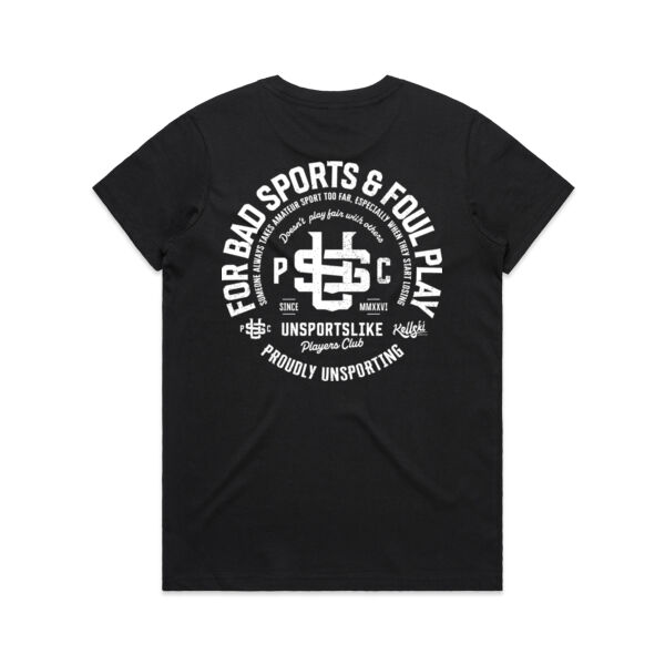 For Bad Sports - AS Colour Womens Maple Tee Thumbnail